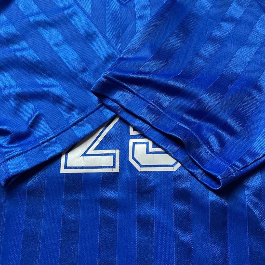 90s】Japan製 asics 浦和東高校 サッカー部 ユニフォーム ブルー