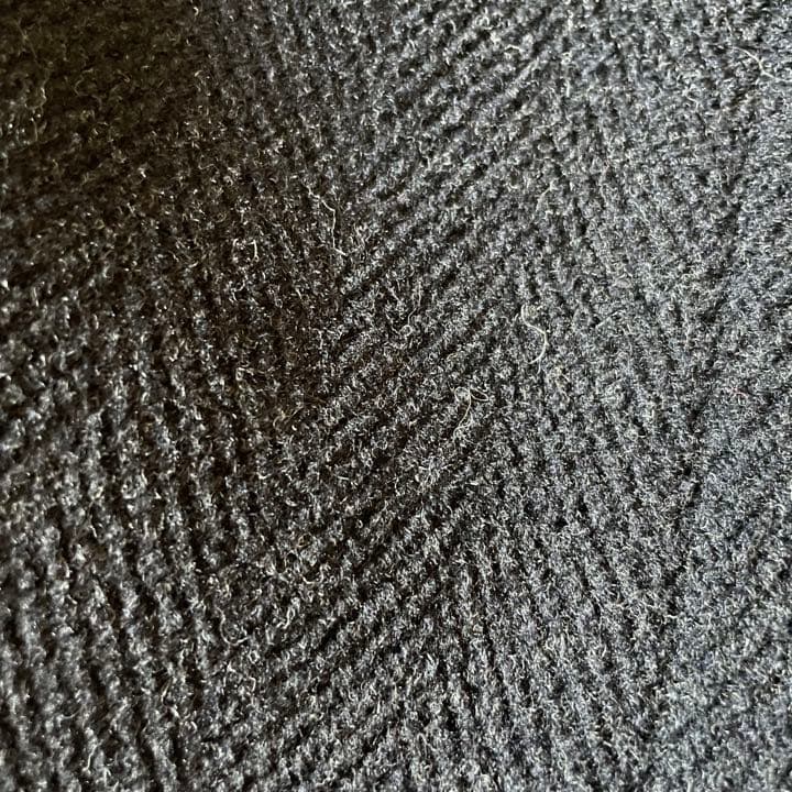 希少✨バーバリー ダッフルコート ノバチェック ネイビー ヘリンボーン