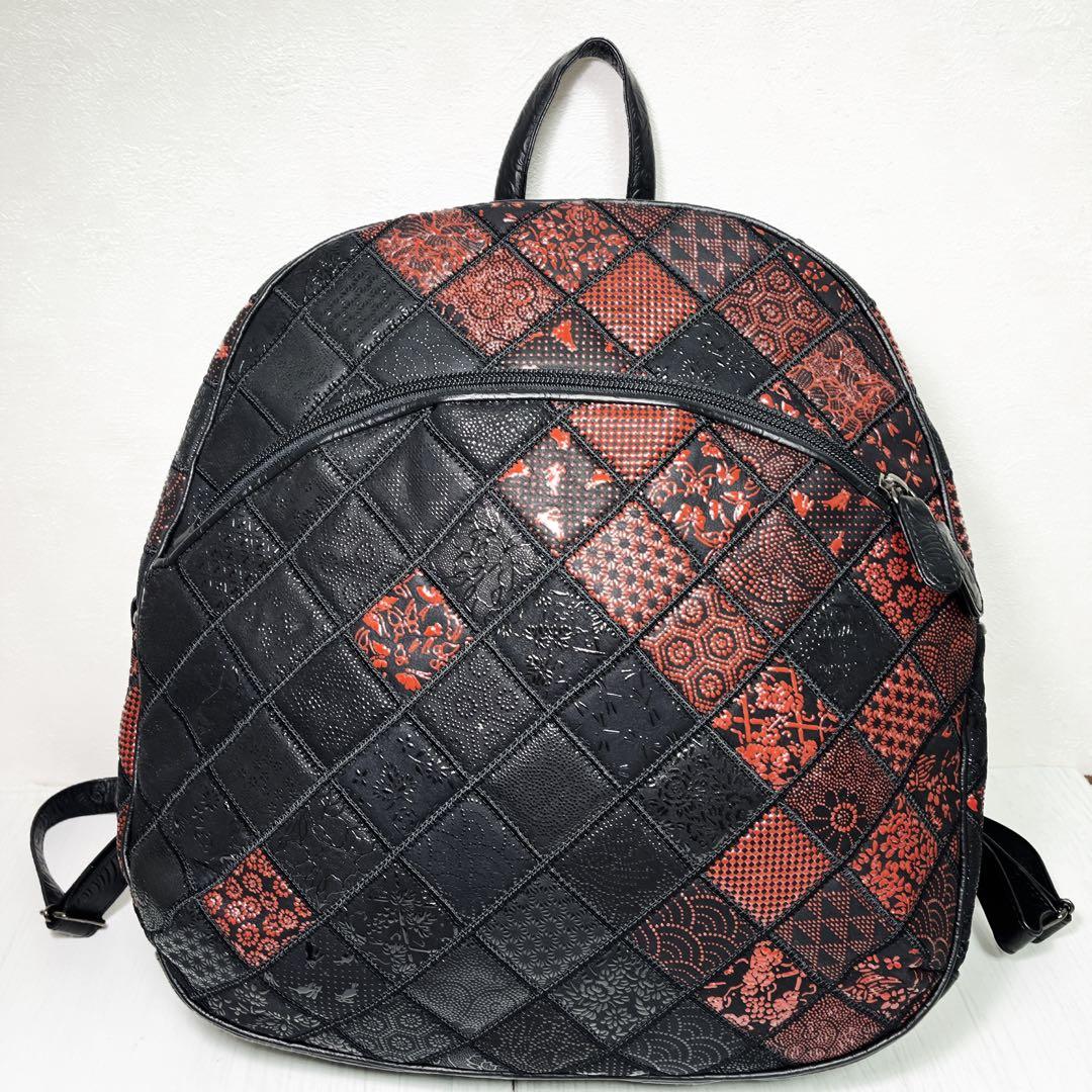 【未使用級】✨江戸三紅印傳屋 パッチワークデザイン リュック バックパック 楽天市場】江戸三紅印傳 edo-sanko-inden リュックサック パッチワーク