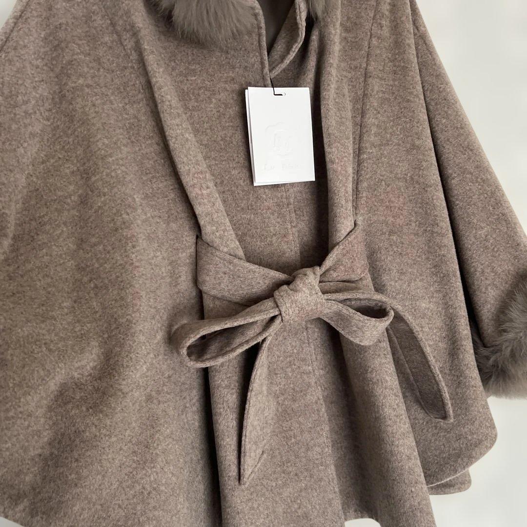 新品未使用✨【LA MODE】ラモード ポンチョコート ウールコート L〜XL