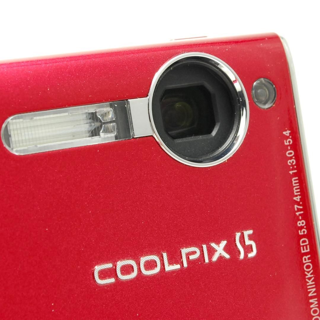 vintage 様_Nikon COOLPIX S5 ❤️スマホ転送 レッド ニコ - メルカリ