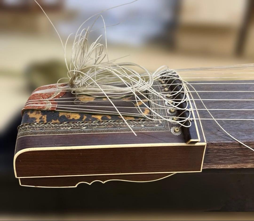 鼈甲入お琴 長さ約192㎝ 箱付 東Y7-1219☆2F