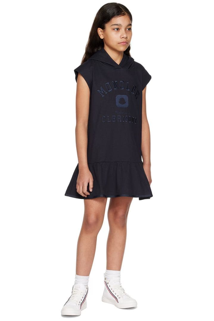 お値下げ✨大人もOK⭐️MONCLER ブラック ノースリーブワンピース・14A