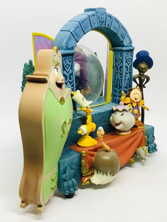 【超希少】美女と野獣スノードーム　愛の芽生え