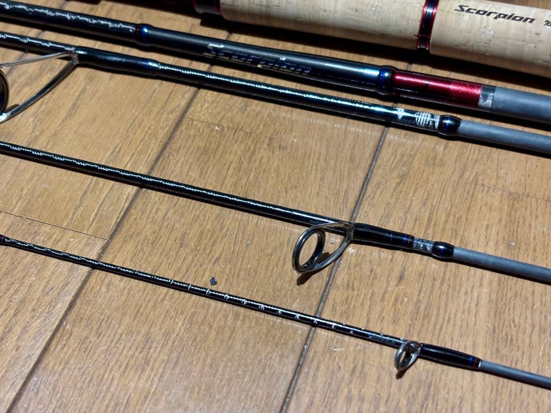 ☆美品☆スコーピオン 2600FF-5☆パックロッド ワールドシャウラ シマノ