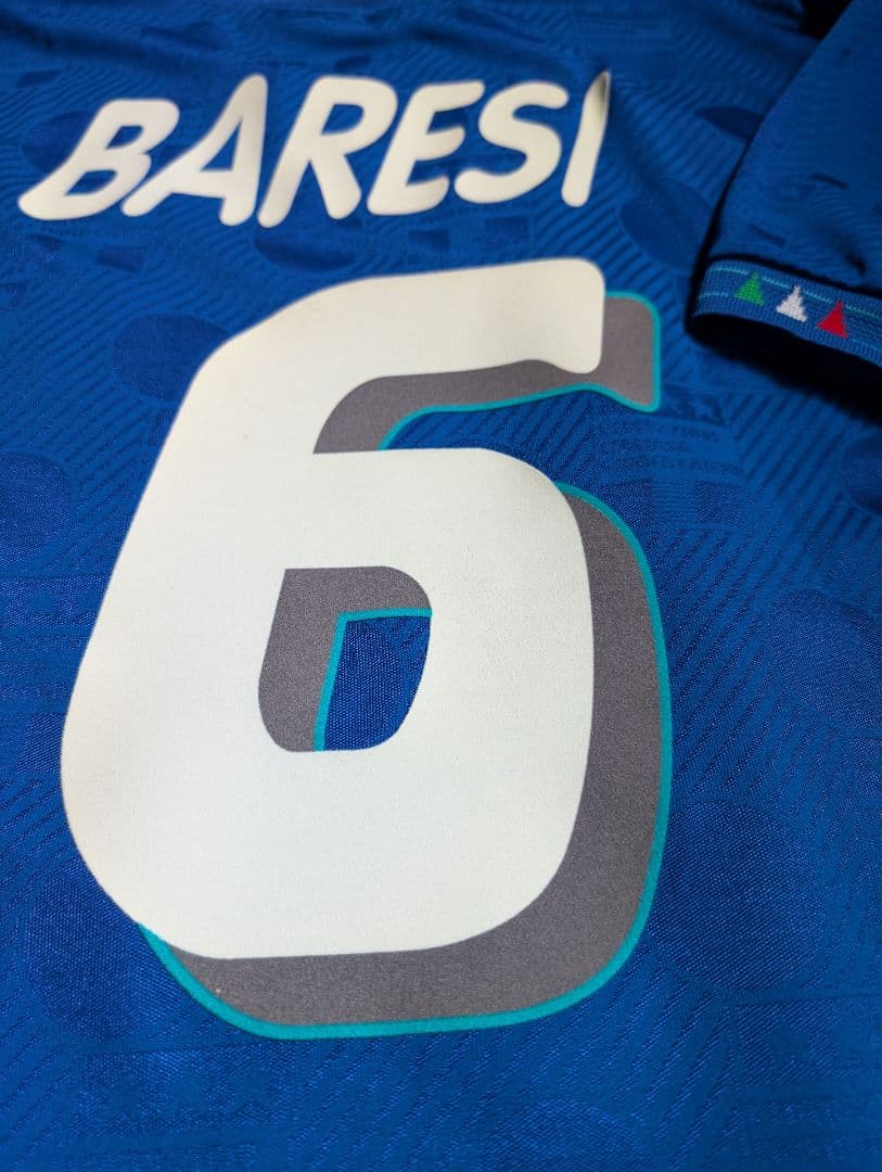 当時のオリジナル！】イタリア代表 /バレージ/H/94年Wモデル - メルカリ