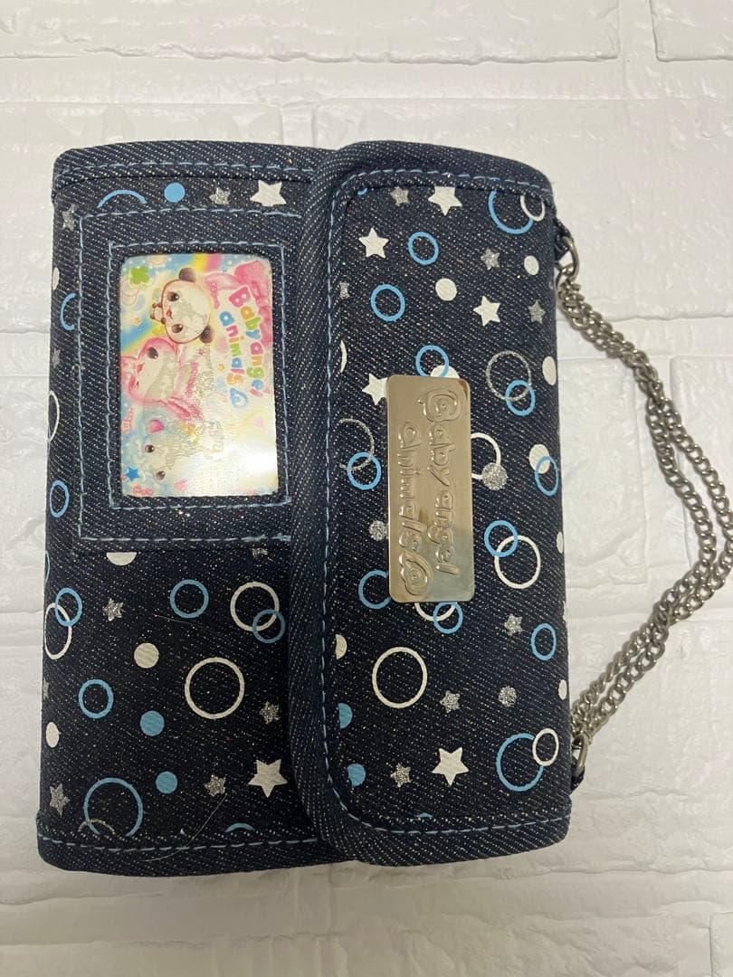 希少 平成レトロ Y2K シール帳 手帳 6穴バインダー デニム チェーン