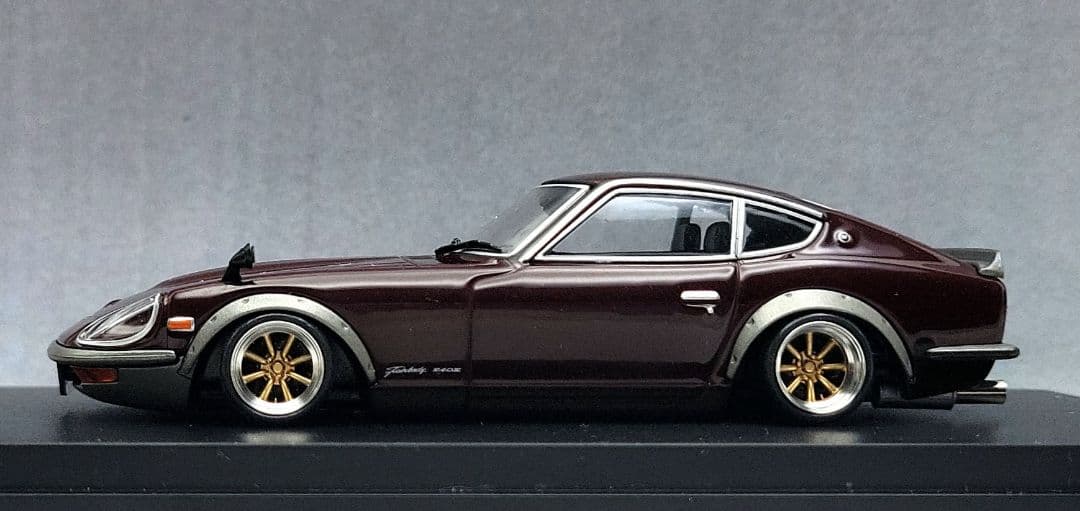 1/43 フェアレディZ改 240Z ワタナベ ホイール アルミ製 深リム 街道