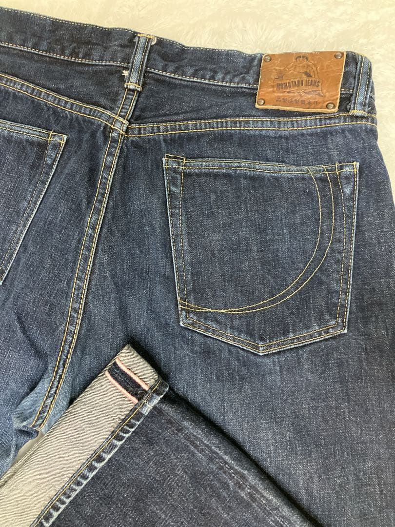 モモタロウジーンズ 銅丹 桃耳 濃紺 W36 桃太郎 ジップフライ　14.7oz