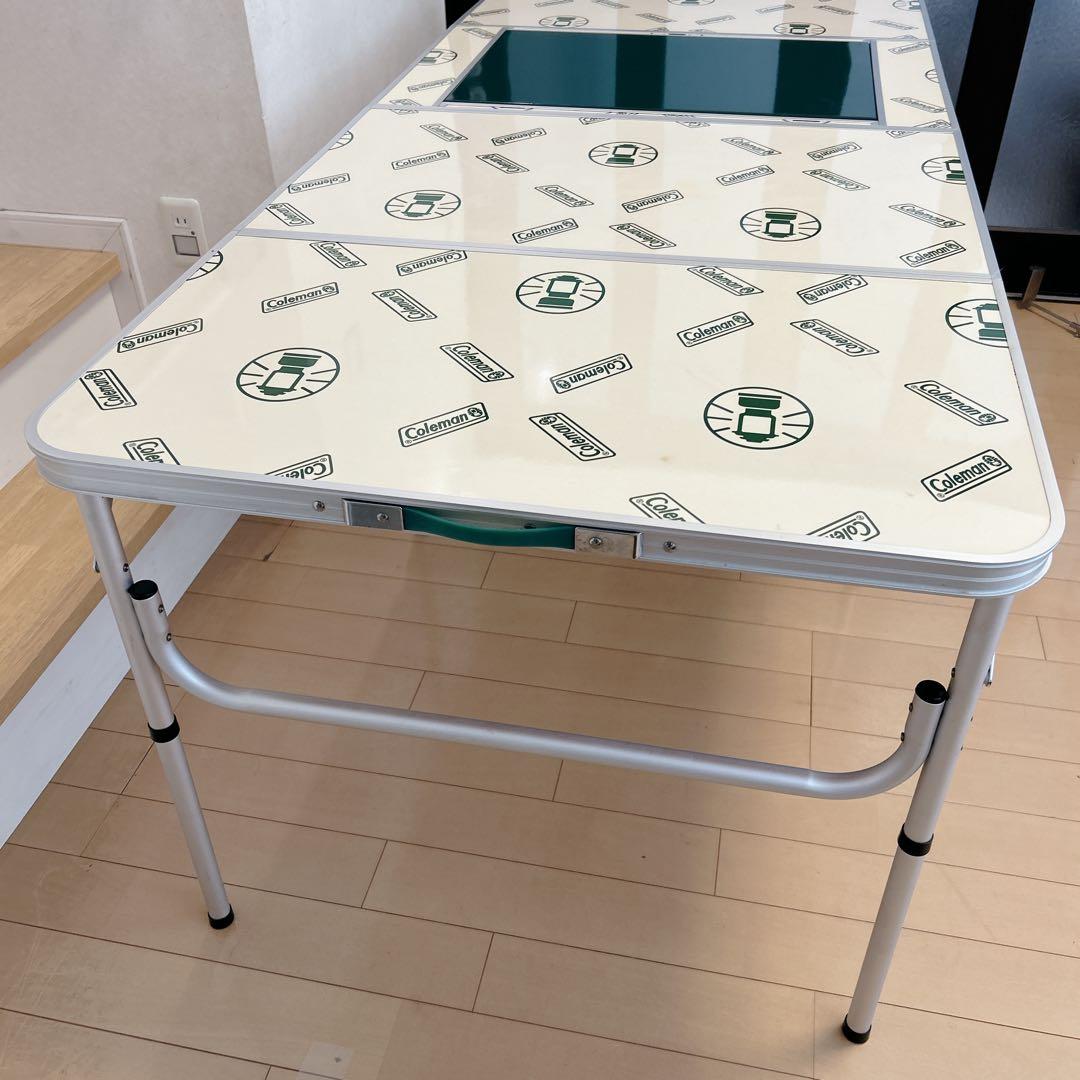 コールマン4つ折りBBQテーブル チャコールグリルセット - テーブル