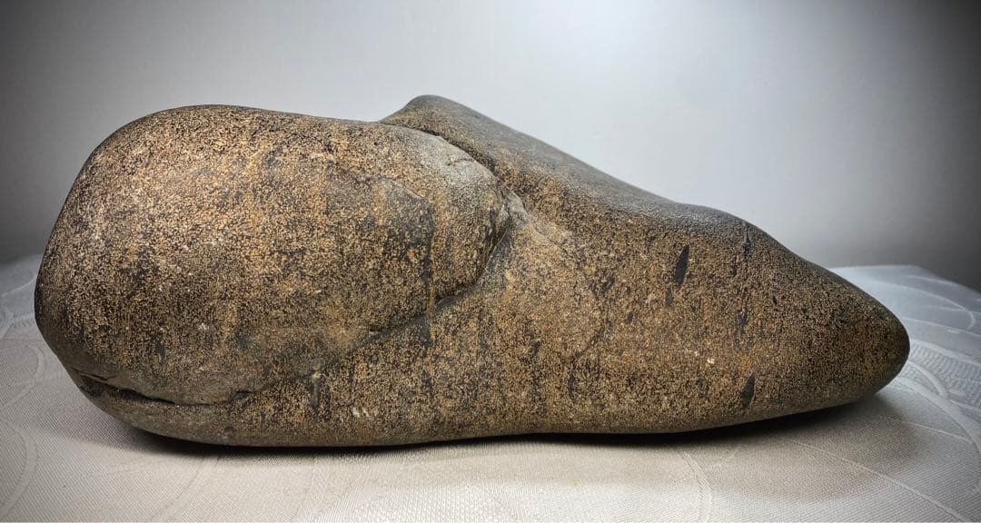 6571 《超希少》犀川金梨地石 ウブ 水石 盆栽 盆石 置物