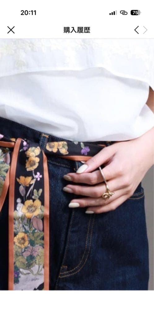 masaki様専用】別注フィリップオーディベールフラワーモチーフリング