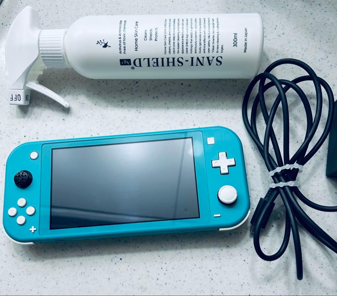Nintendo Switch Lite ターコイズ 本体、充電器、箱あり - メルカリ