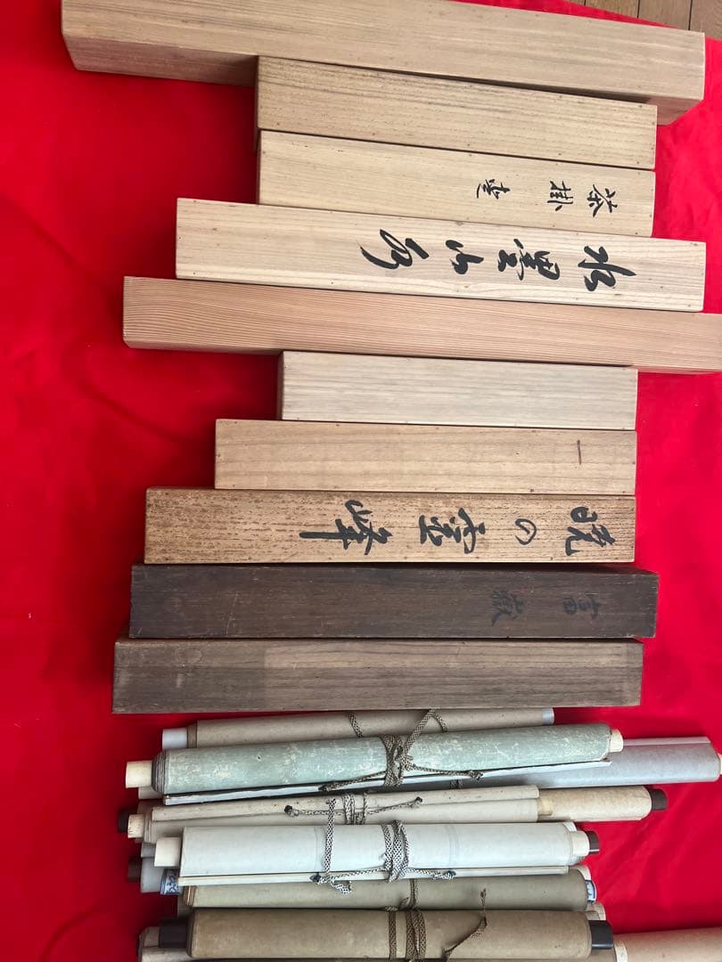 m*m様 掛軸まとめて38本 日本画 書 山水 花鳥 茶掛など！ 美術品