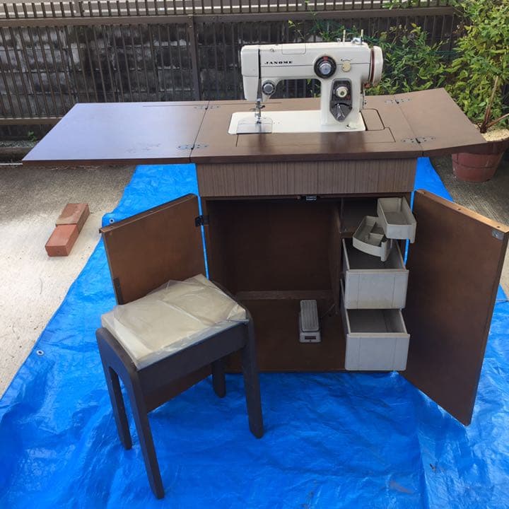ジャノメ JANOME ミシン MODEL 680 ミシン台 - メルカリ