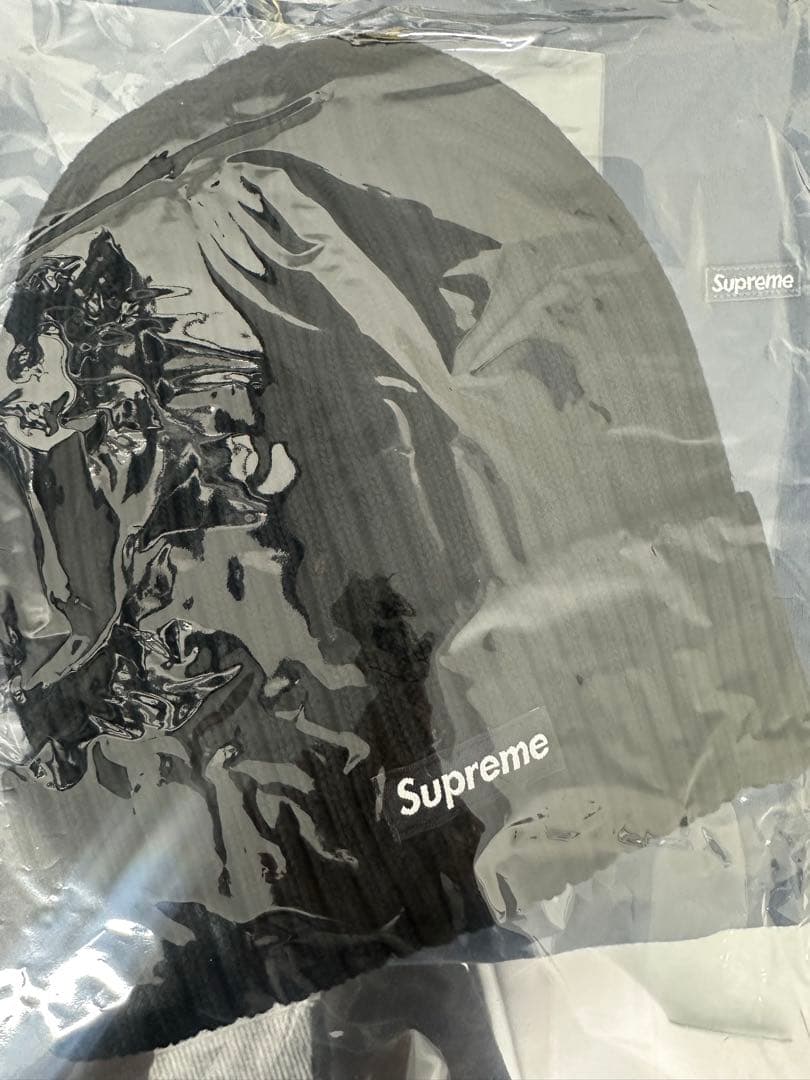 帽子 Supreme Overdyed Beanie \"Black\" (25SS)