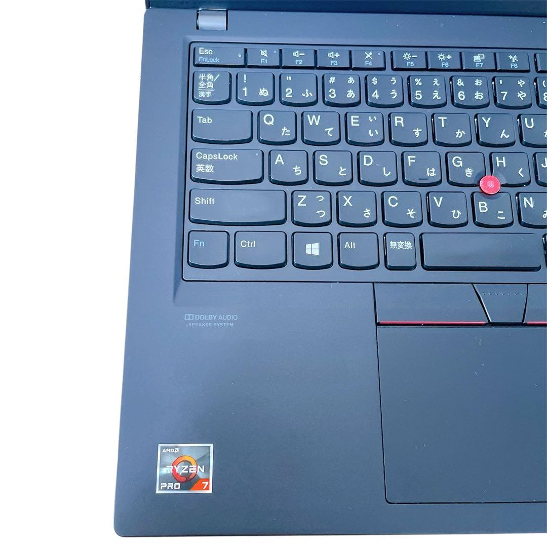 ThinkPad X13 Gen1 Ryzen7 メモリ32GB SSD1TB