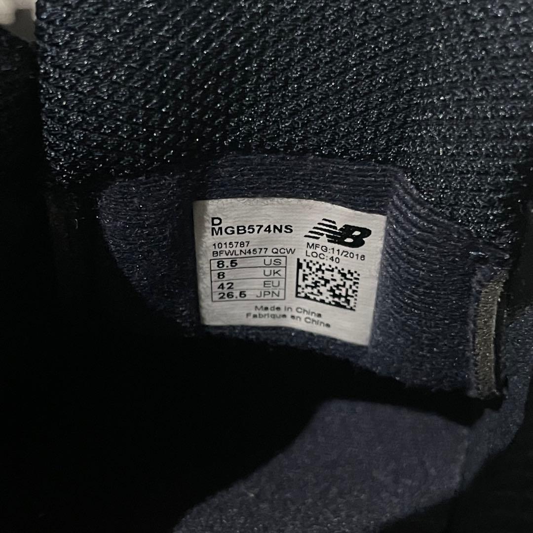 New Balance Golf ネイビー×シルバー 26.5cm MGB574