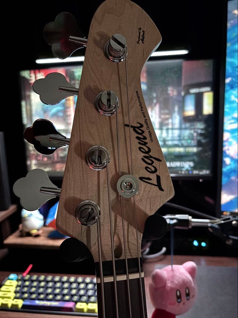 Legend エレキベース ホワイト LEGEND LPB-Z M White ベース 初心者12点セット 【Fenderアンプ付