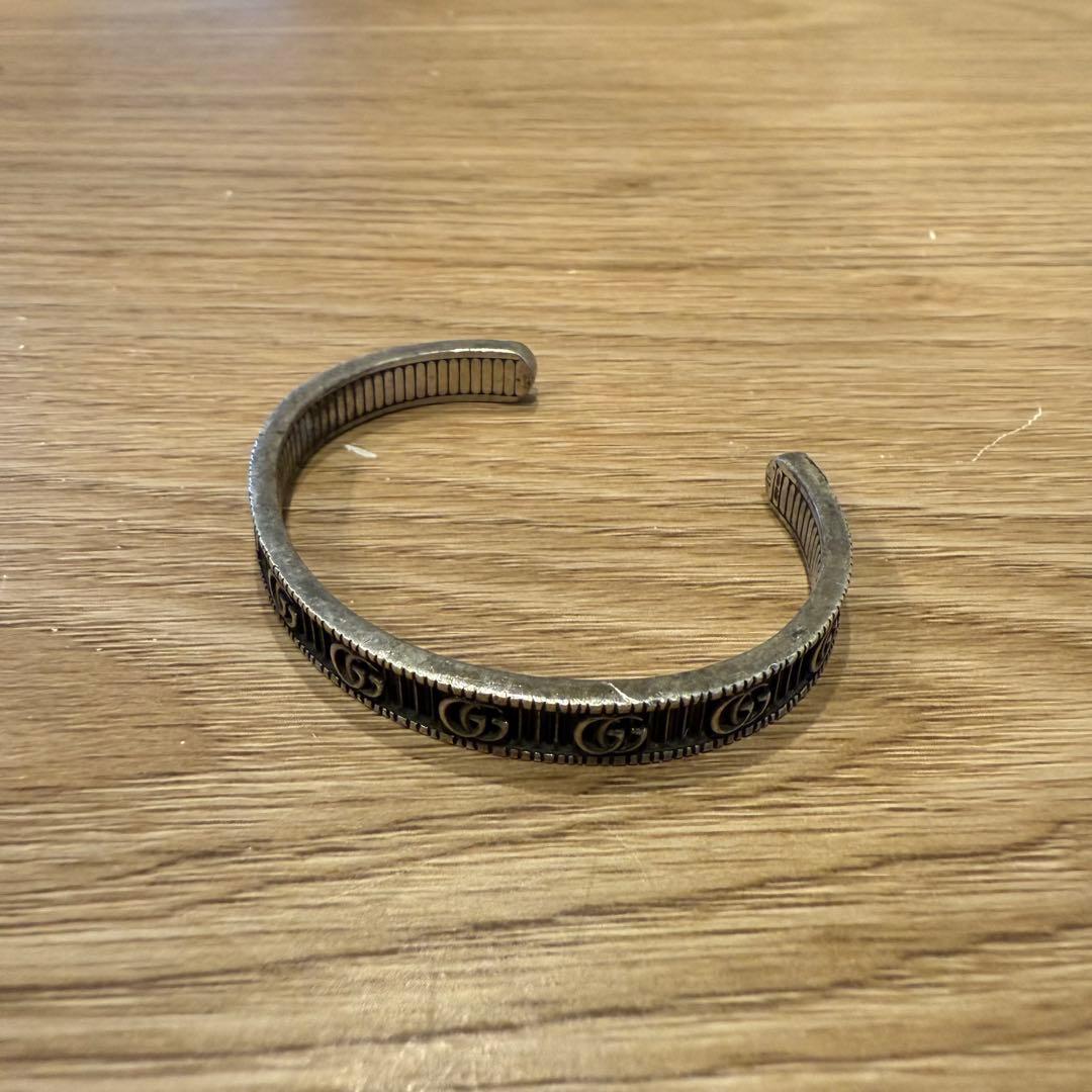 ma専用 グッチ GUCCI ブレスレット バングル メンズ ダブルＧ シルバー グッチ ブレスレット メンズ 正規品 GUCCI ブレスレット バングル