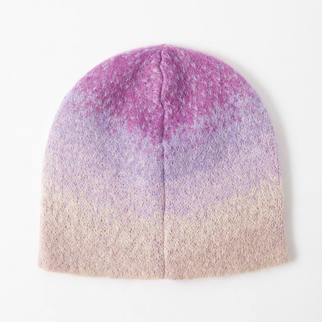 ERL BEANIE イーアールエル グラデーション モヘア ビーニー ニット帽 帽子