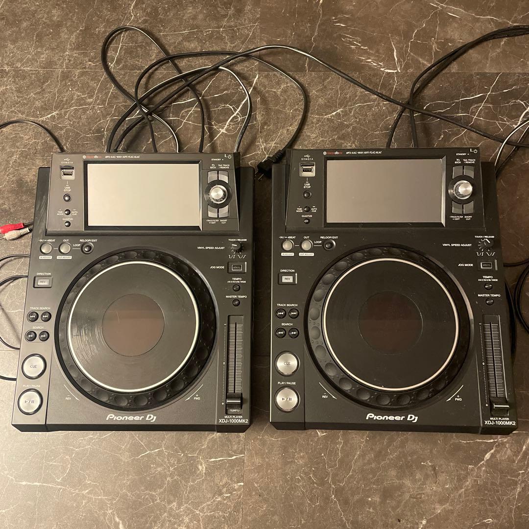 Pioneer XDJ-1000MK2 2台セット 箱付き pioneer-dj-xdj-1000mk2-djm-
