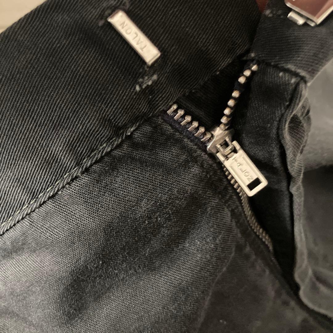 60s 50s ブラックパンツ ヴィンテージ usa製 コットン ワーク-通販