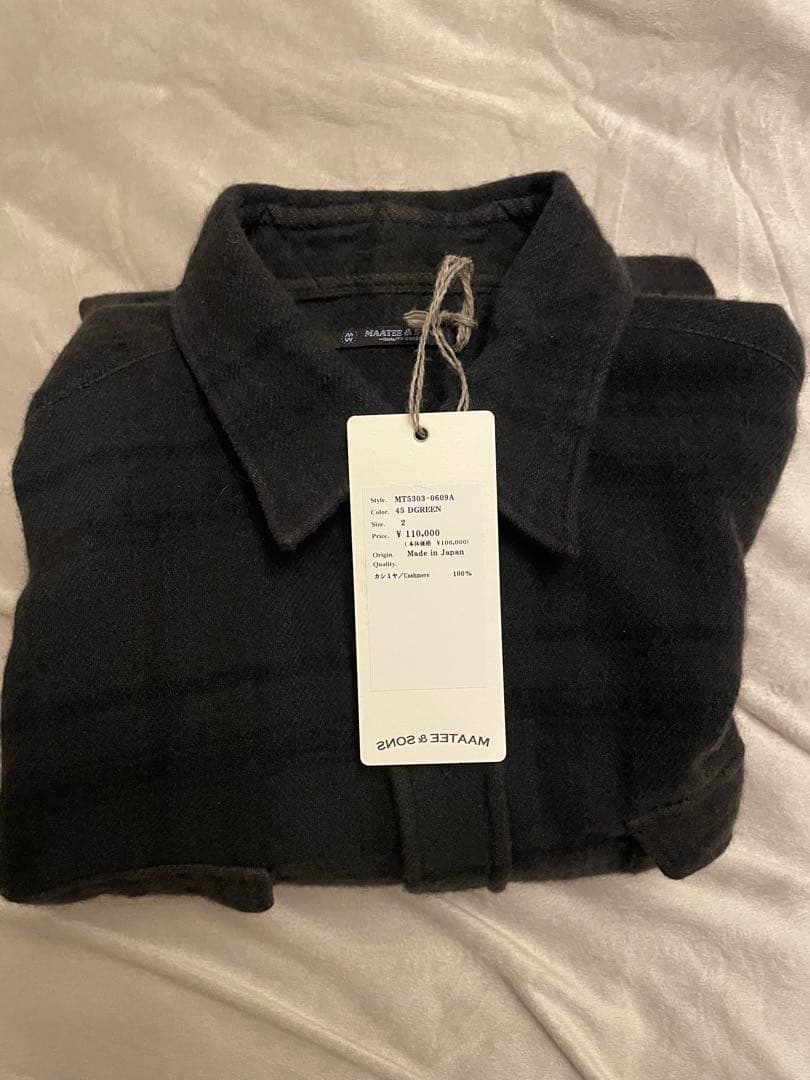 MAATEE&SONS 25AW CASHEMERE NEL SHIRTS 2 - メルカリ