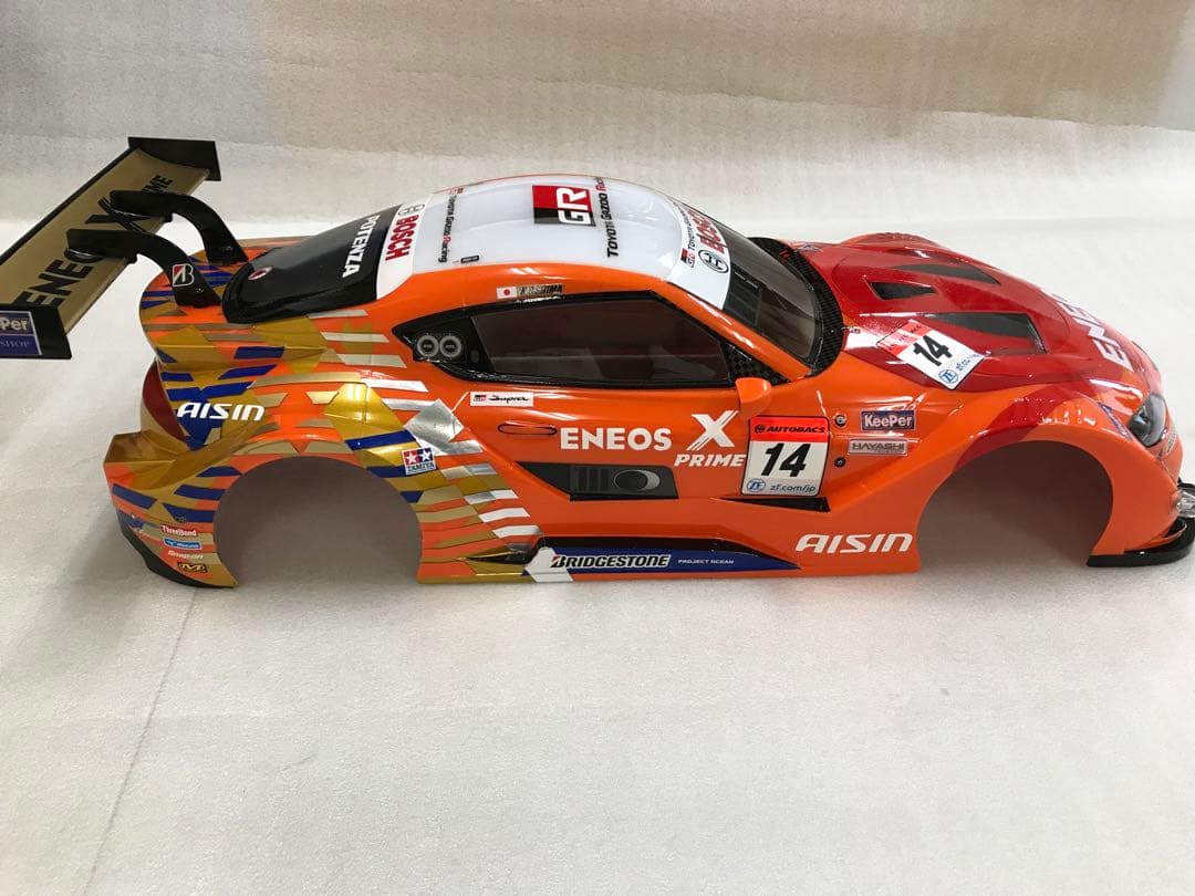 RCタミヤ2023年エネオススープラ14号車ボディ - メルカリ