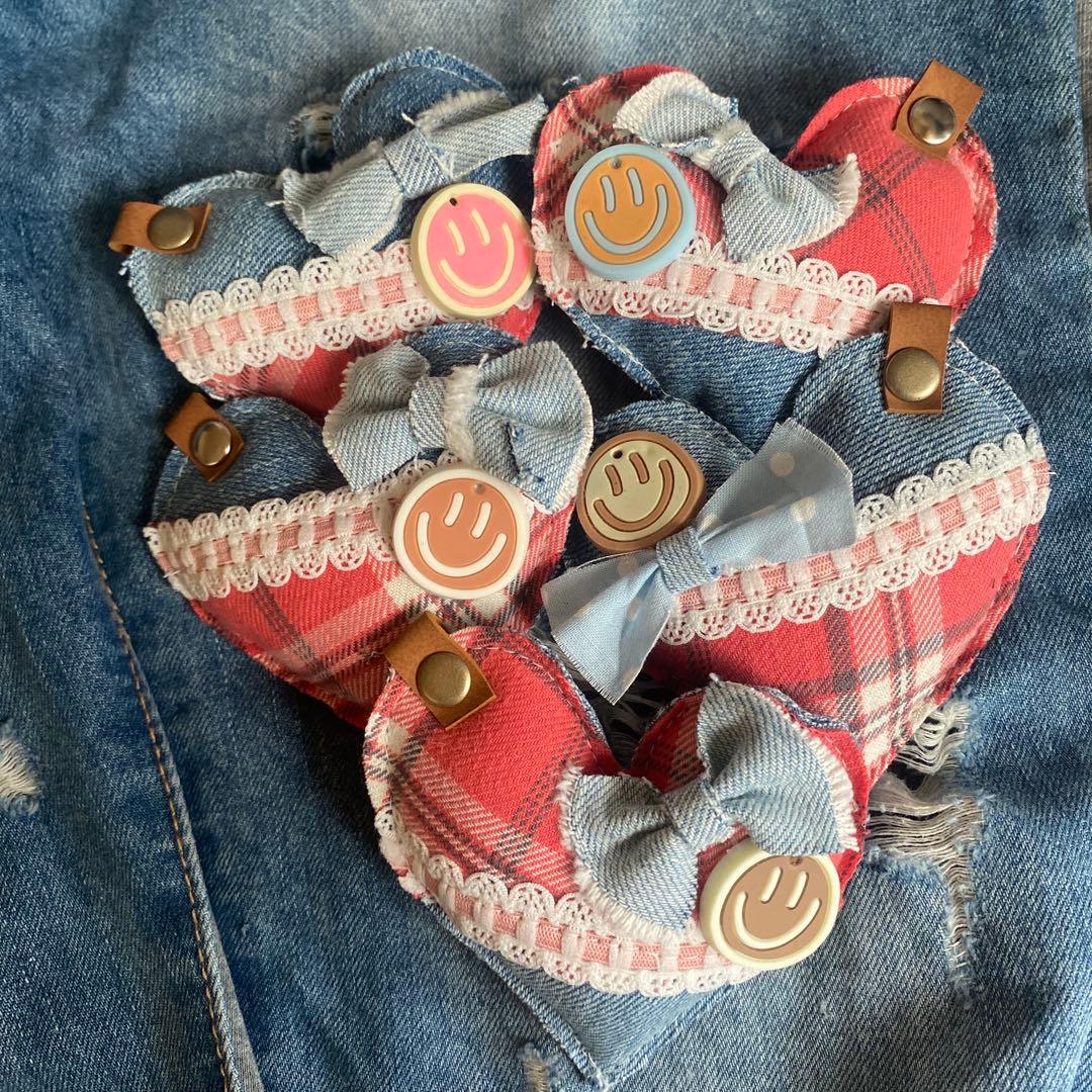 いちごパフェ様専用デニムリメイクチャーム☆オーダー・お取置き