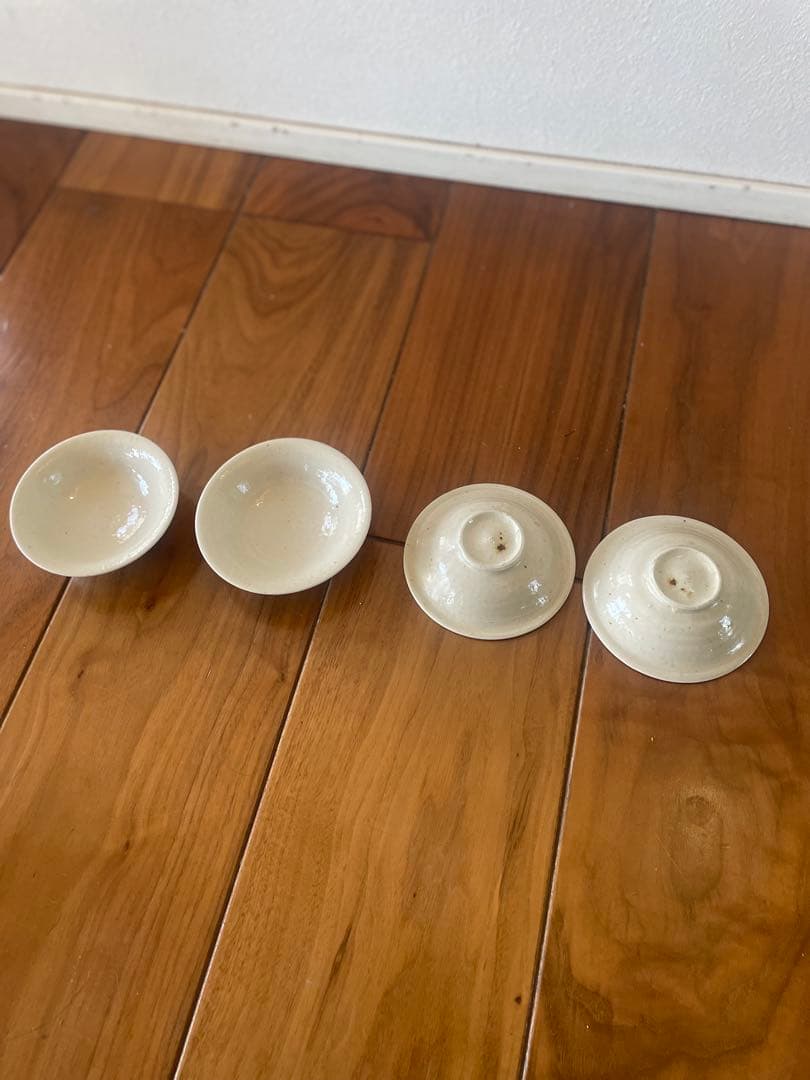 市川孝 茶杯 4個セット 浅杯 新作 中国茶器 小鉢 - メルカリ