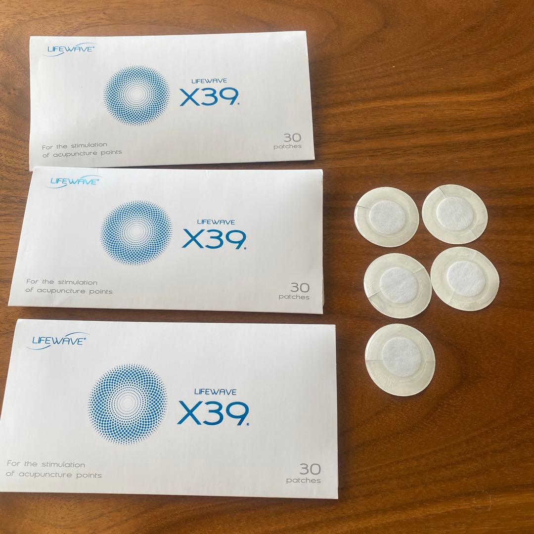 正規品】ライフウェーブ｜パッチ｜X39 3つセット【未開封】 x39 ライフ