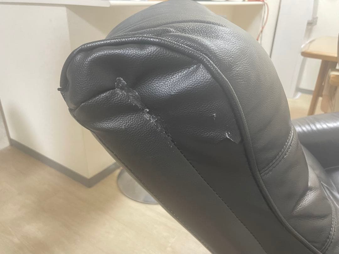 ニトリ本革1人がけソファー※福岡県内または佐賀市・鳥栖市 限定