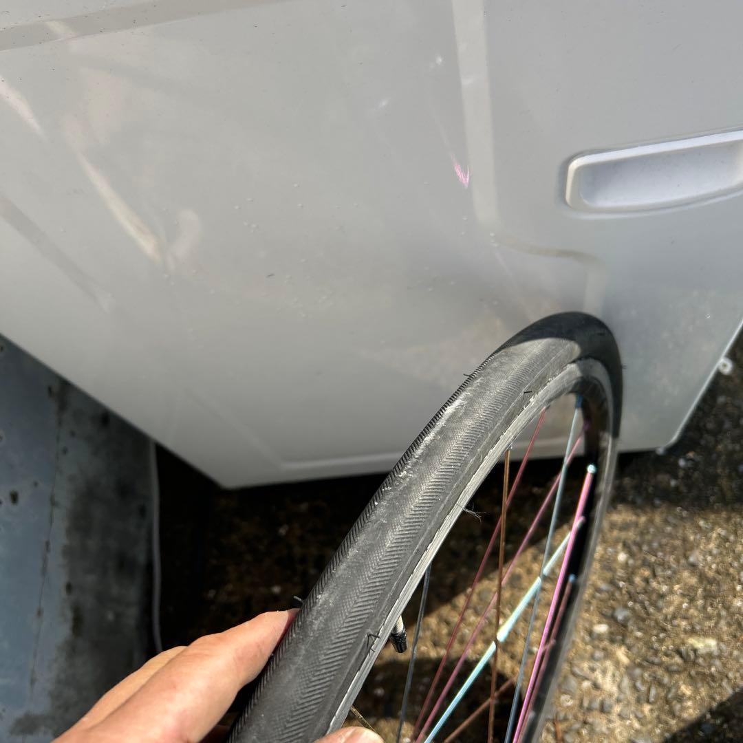 手組みホイールレインボースポーク前輪撤去品 人気