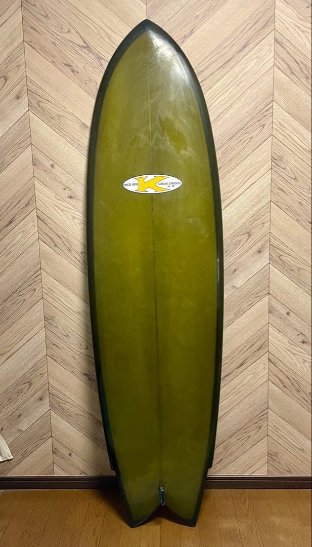 Kugenuma surfboards 6'4 フィッシュツイン ミッドレングス