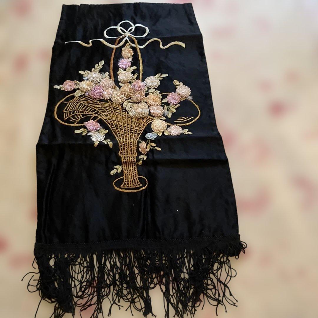 フランスアンティークのタペストリー フランス ヴィンテージ 貴婦人と一角獣 タペストリー （プリント