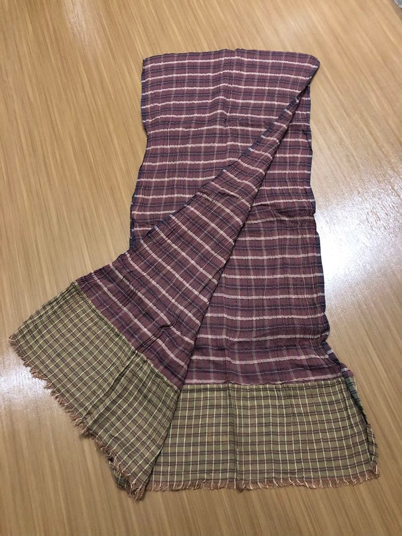 DOUBLERL RRL ストール パッチワークチェック柄 ジョニーデップ着