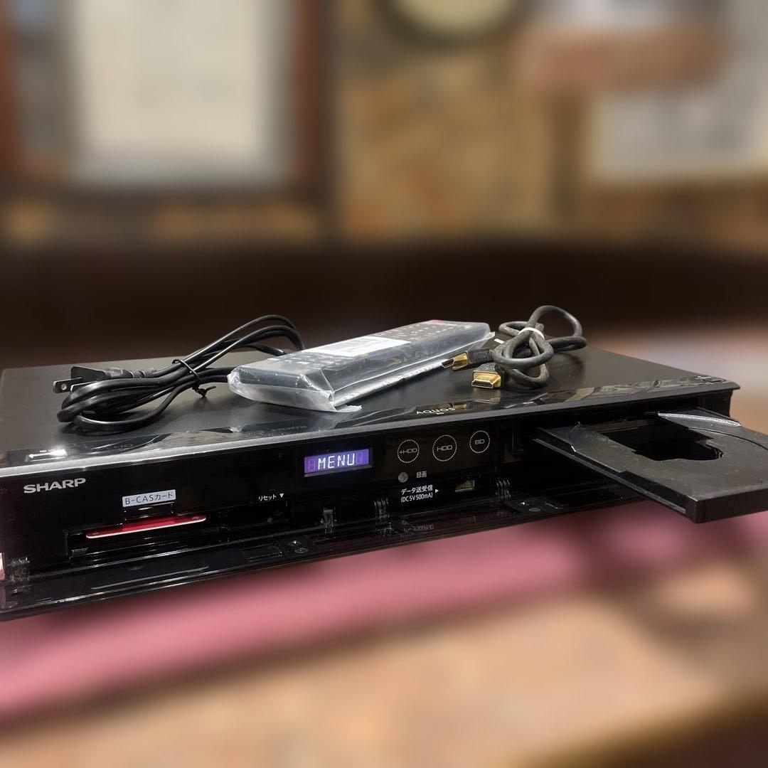 SHARP BD-S580 12倍録 500GB 新品リモ等付フル装備 完動品！