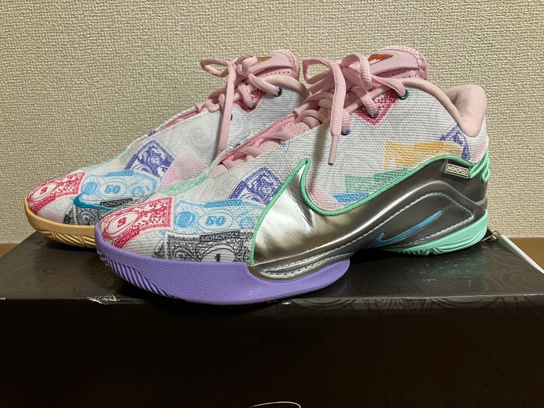 NIKE LEBRON 22 QS EP モノポリー Monopoly x Nike LeBron 22 EP Currency FZ1098-100 Men's Size | eBay