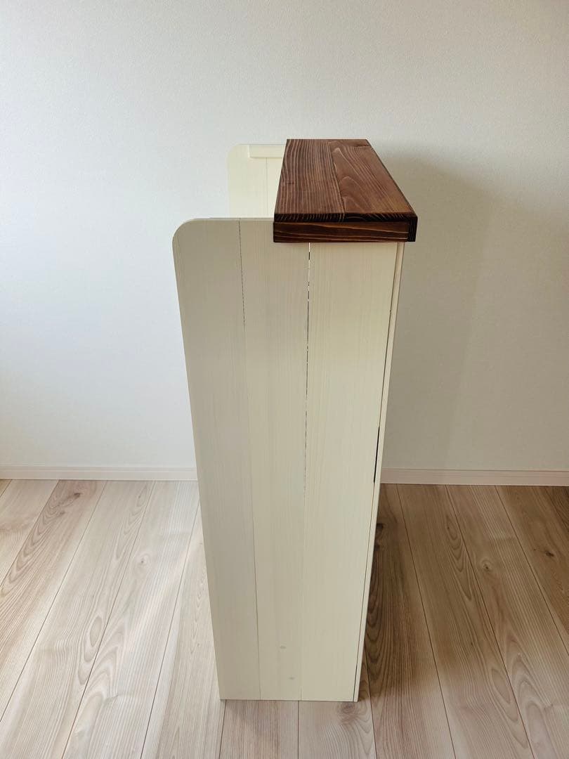 マルシェ•展示販売のレジ台に♪杉無垢材を使ったかわいいレジ