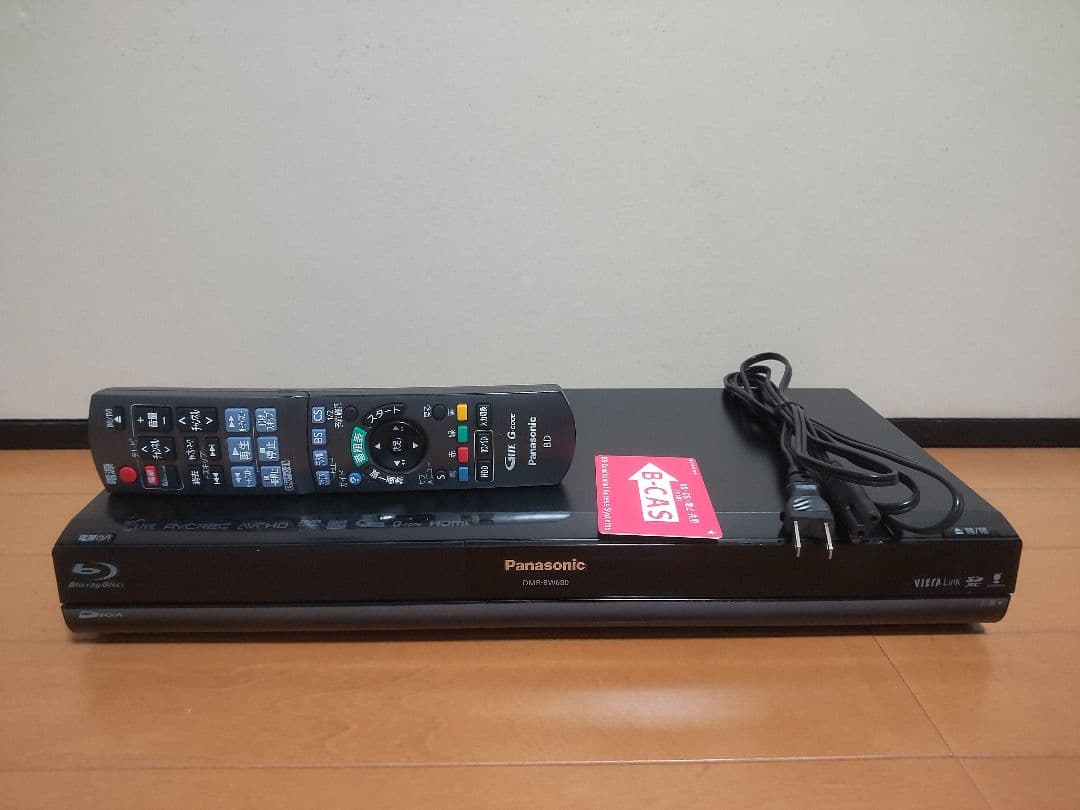 パナソニックDIGA DMR―BW680 500GB→1TB プチメンテ済み