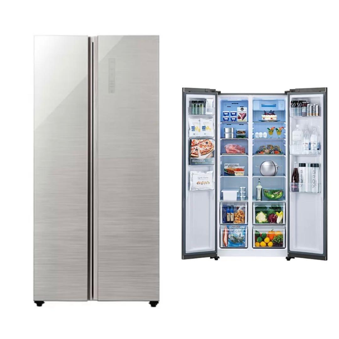 AQUA ノンフロン冷凍冷蔵庫AQR-SBS45H (S) 2019 年