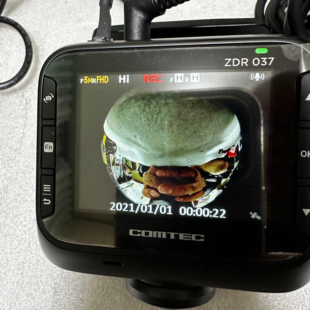 コムテック ドライブレコーダー ZDR037 中古品 COMTEC コムテック