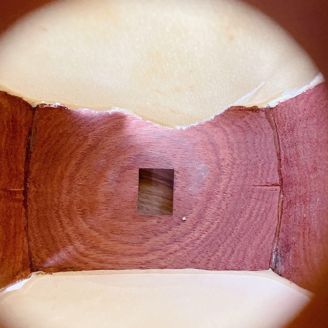 地唄三味線 細棹 一本溝 丸打胴 紅木 和楽器 - メルカリ