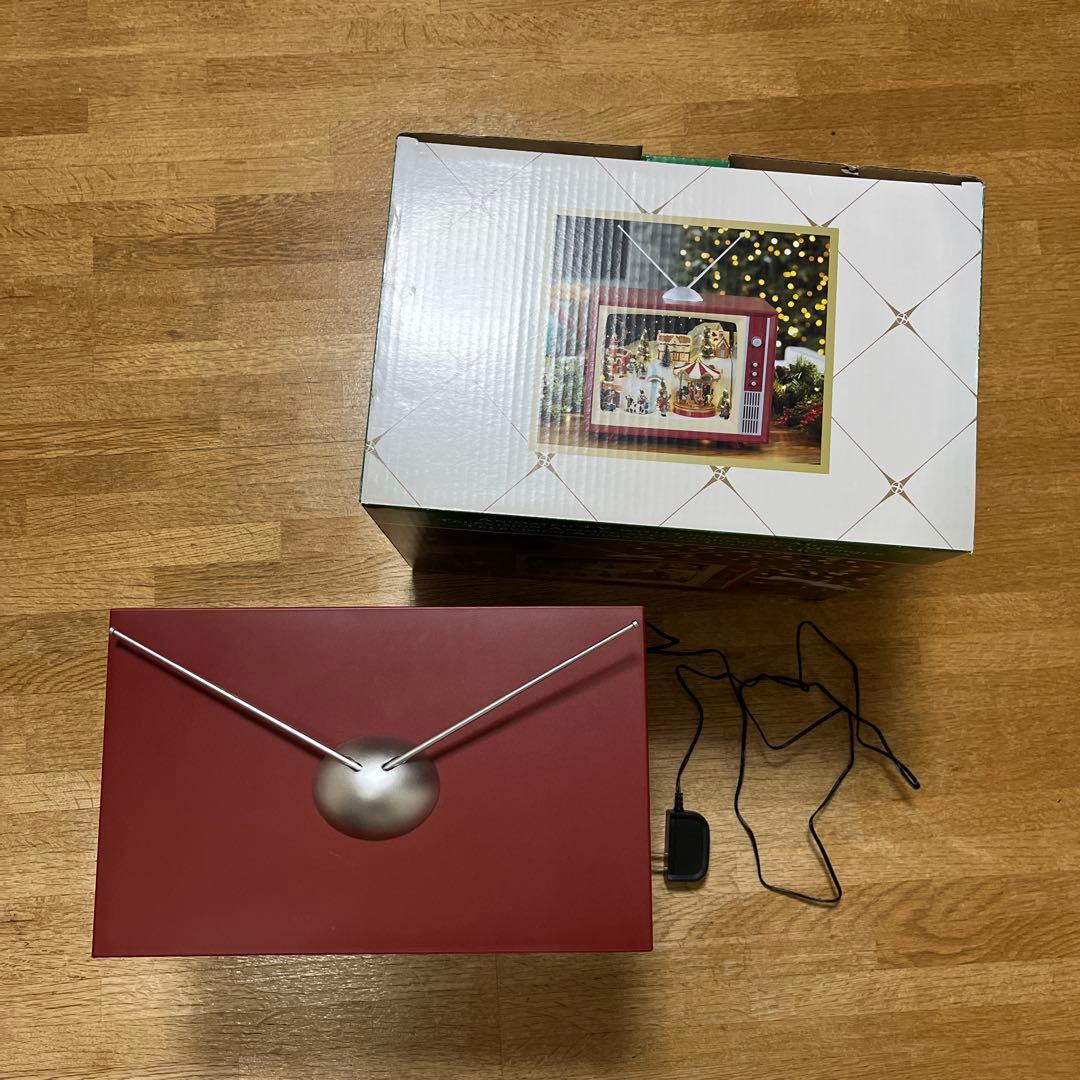 コストコクリスマス レトロ TV ライト & ミュージック付 クリスマス