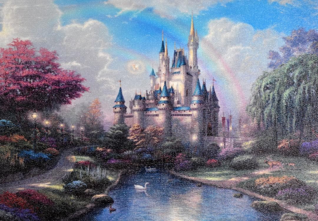 トーマス・キンケード ”シンデレラ城の新しい日”（額装品） - メルカリ