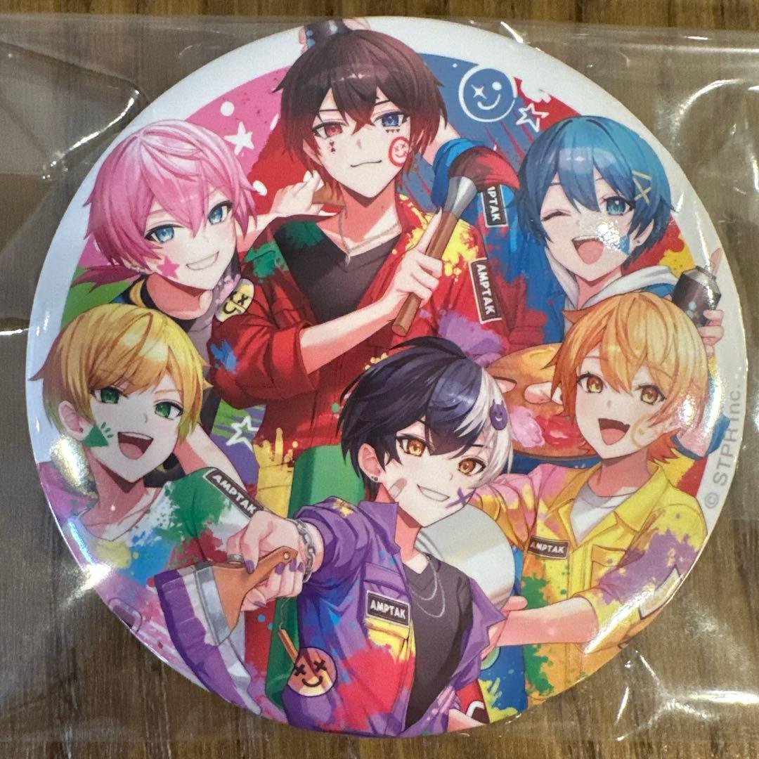 新品アンプタックカラーズ ビッグ缶バッジ全員集合① - メルカリ