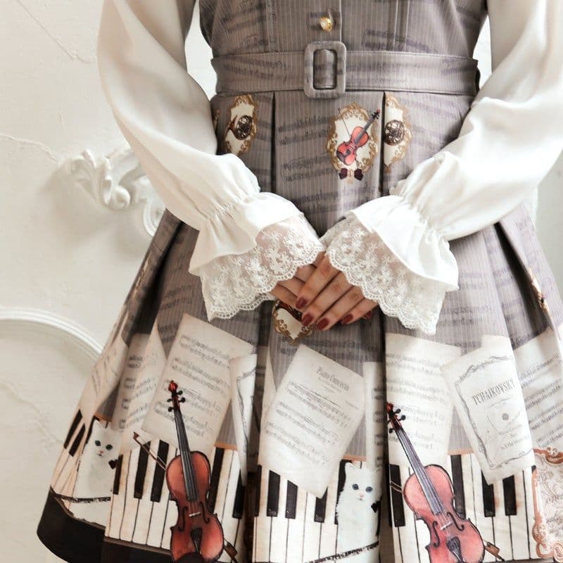 Piano Concertosレースフリルワンピース ブラック Amavel - メルカリ