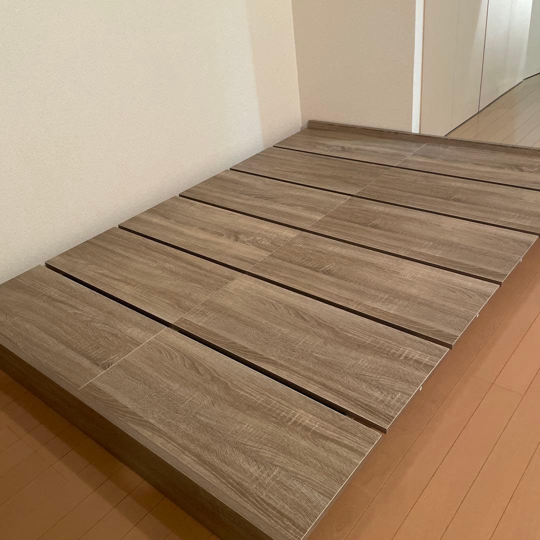 ステージベッド　すのこベッドフレーム（SD セミダブル） 楽天市場】ステージベッド セミダブル ベッドフレーム 単品 ロータイプ