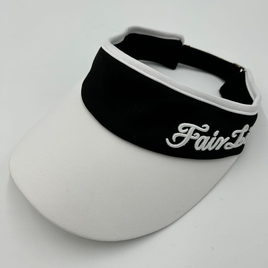 【Fair Liar フェアライアー】サンバイザー ゴルフ ロゴ刺繍 バイカラー YONEX（ヨネックス） 2025 ユニセックス 立体ロゴ刺繍入り サボテン柄